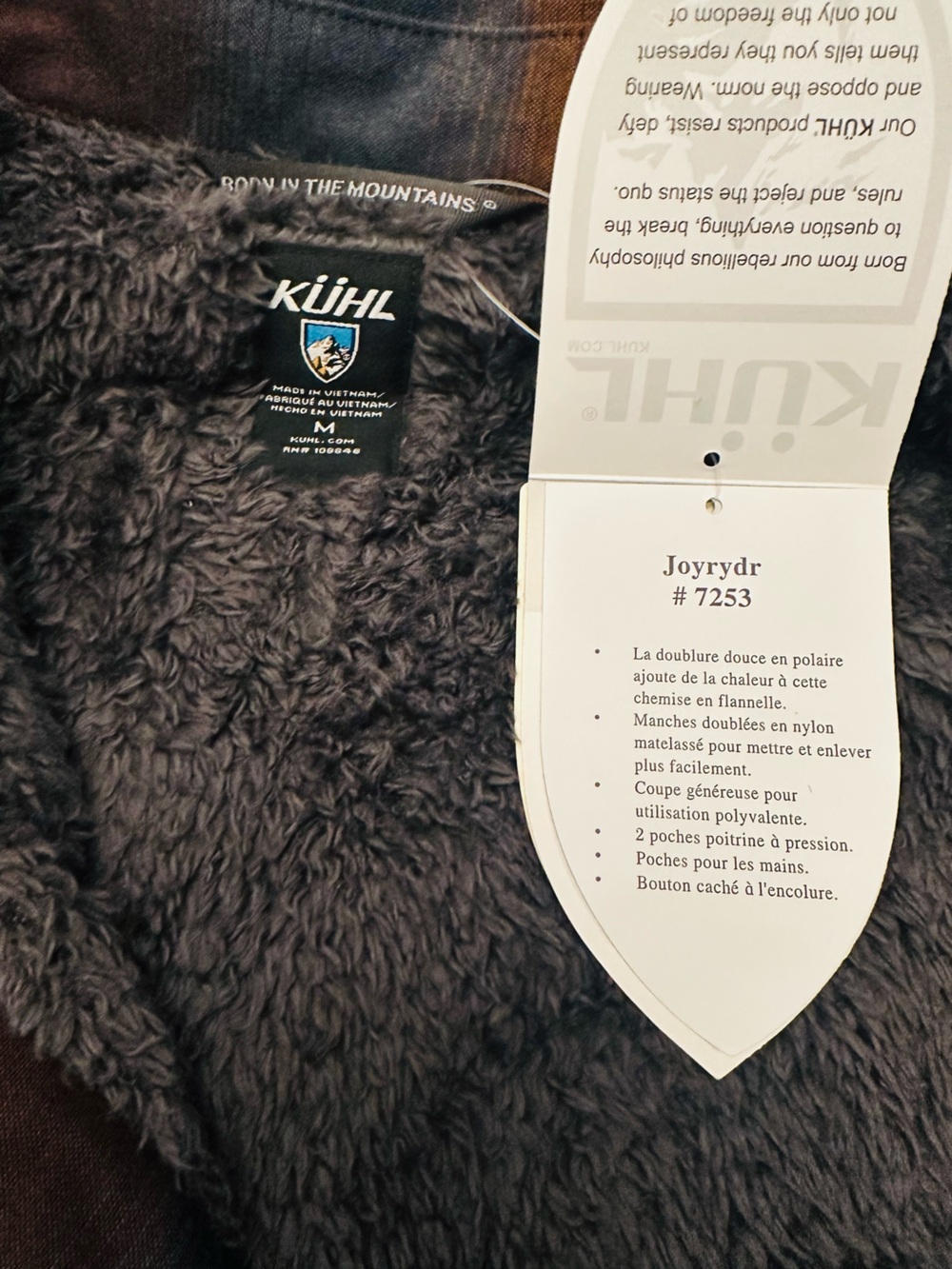 Kuhl Men's Long Sleeve Joyrydr Shirt Mens Medium NWT - Picture 8 of 9